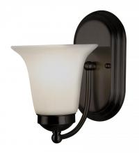 Trans Globe 3501 ROB - 1LT BATH-MRBLZD/BELL GLASS
